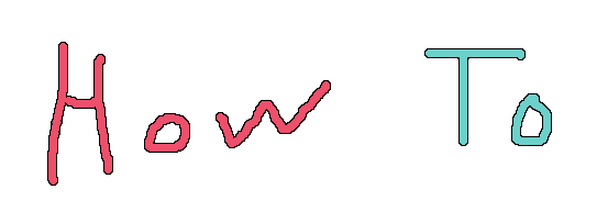 The Logo for ''How To''